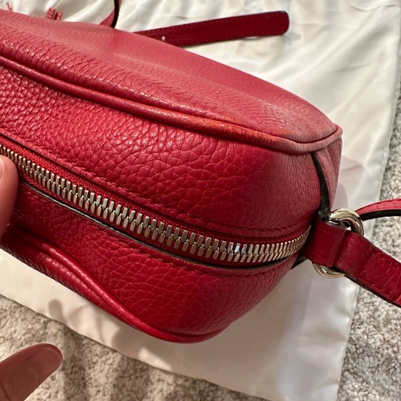 SOLD Gucci Red Camera Bag - Picture 12 of 17